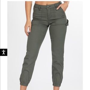 Army Green Utility Joggers